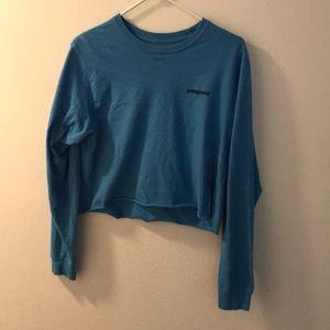 cropped vintage patagonia long sleeve